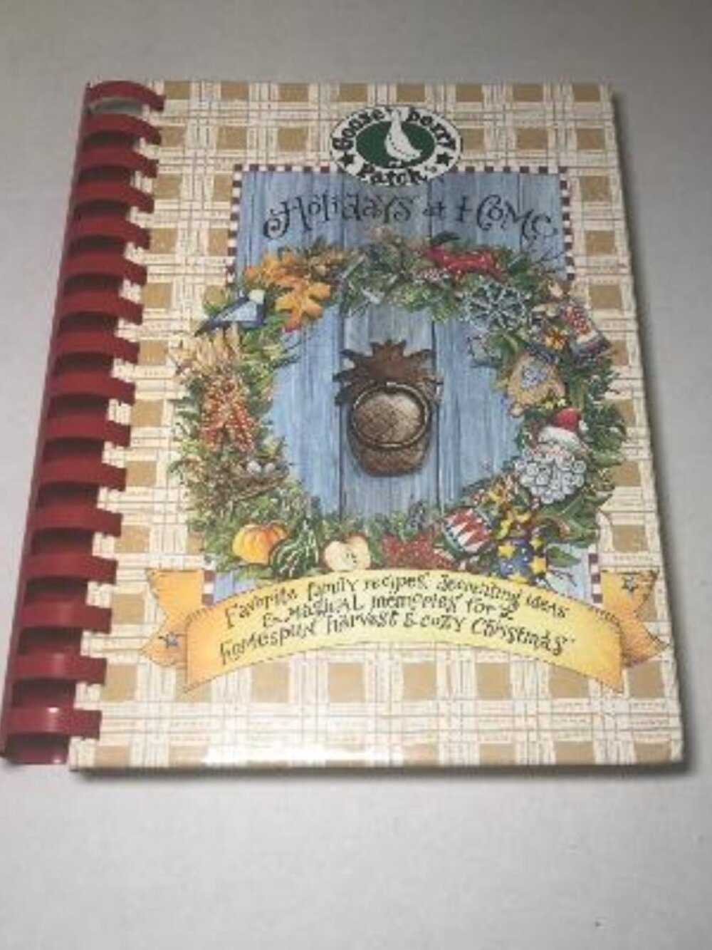 Holidays at Home Cookbook Gooseberry Patch Cookbook Vintage 1998